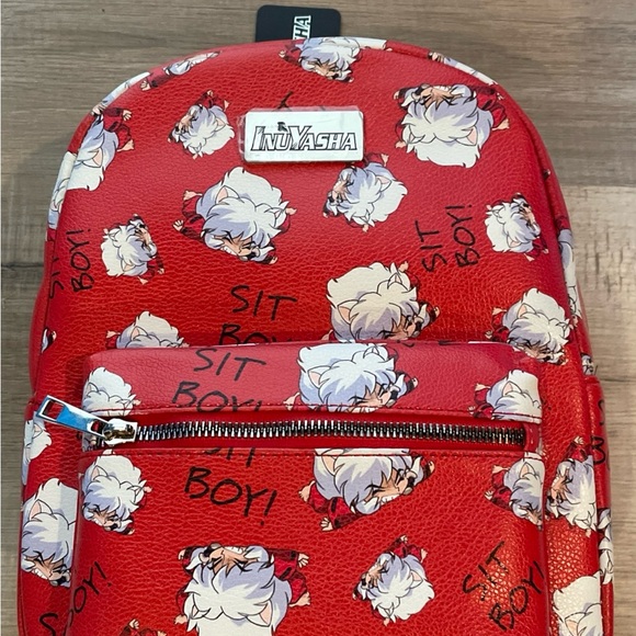 Hot Topic Handbags - Inuyasha (Chibi) "Sit Boy" Mini Backpack Bioworld Japanese Anime: NWT 2009